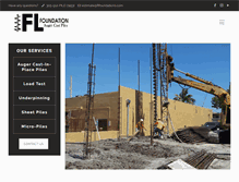 Tablet Screenshot of flfoundations.com